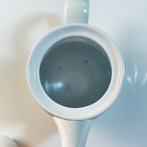 VINTAGE MCM Style House Durastone GREEN BRIER Coffee Pot | Mod 1960s 9.5" - Picture 8 of 14